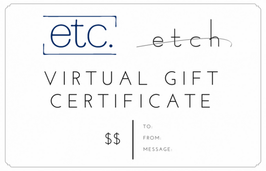 etc. Virtual Gift Card